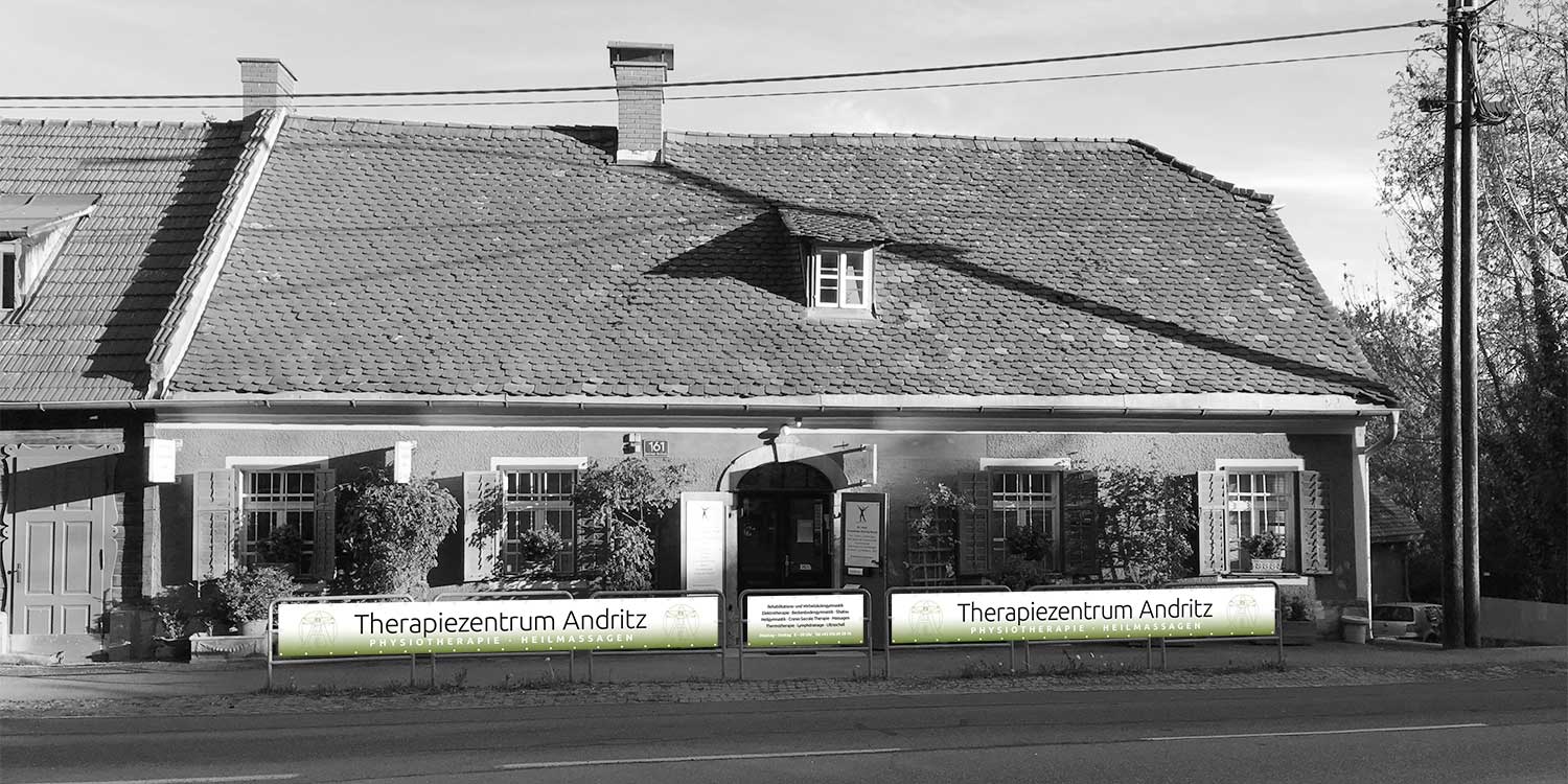 Therapiezentrum Andritz, Graz Außenansicht, Therapien und Massagen